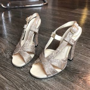 Vintage Marc Jacobs Metallic Slingback Pumps